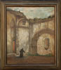 Roy Ropp - Where Prayers Had Oft Been Said 30x25 1952 SOLD