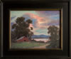 Ron Deak - Clearing At Sunset 14x18 SOLD